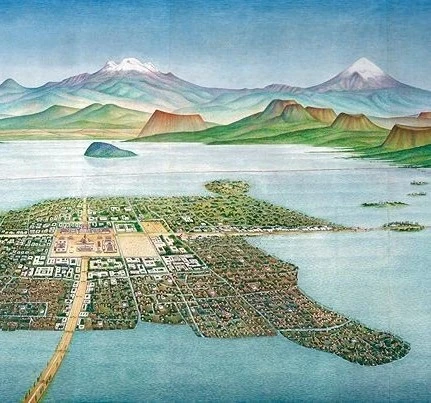 Colorful trajinera boats lined along the Xochimilco canals in Mexico City, surrounded by lush trees and calm water, showcasing a popular cultural tourism destination.